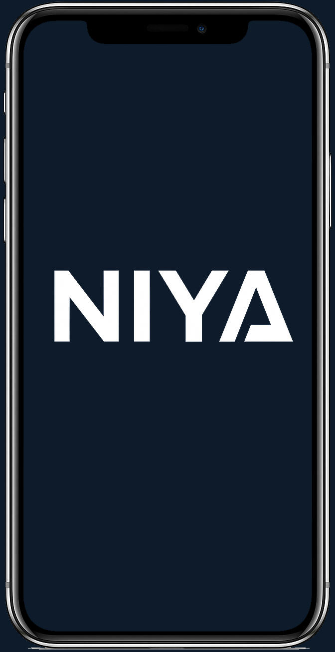 Iphone with NIYA app deepblue Intentional Leadership platform